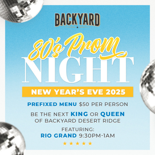 New Years Eve: 80's Prom Night - Flyer