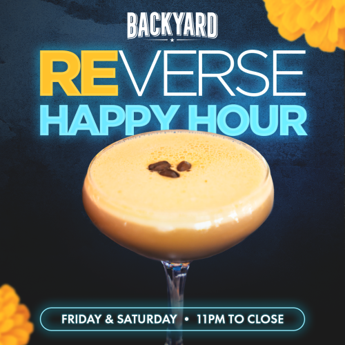 Reverse Happy Hour - Flyer