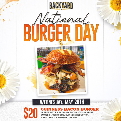 National Burger Day - Flyer