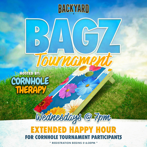 BAGZ Cornhole Tournament - Flyer