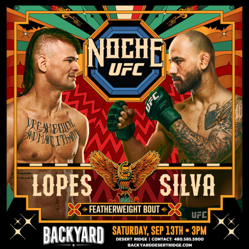 Lopes vs. Silva - Flyer