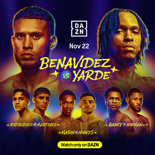 DAZN Benavidez vs Yarde Watch Party! - Flyer