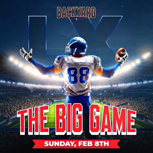 The Big Game Watch Party - Flyer