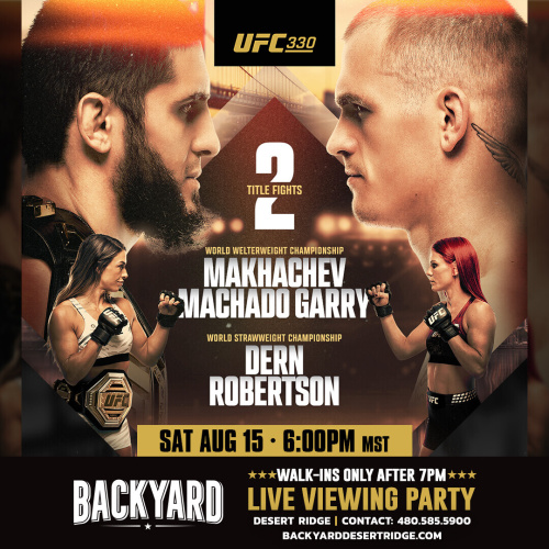 UFC 330 Fight Night: Makhachev vs. Machado Garry - Flyer
