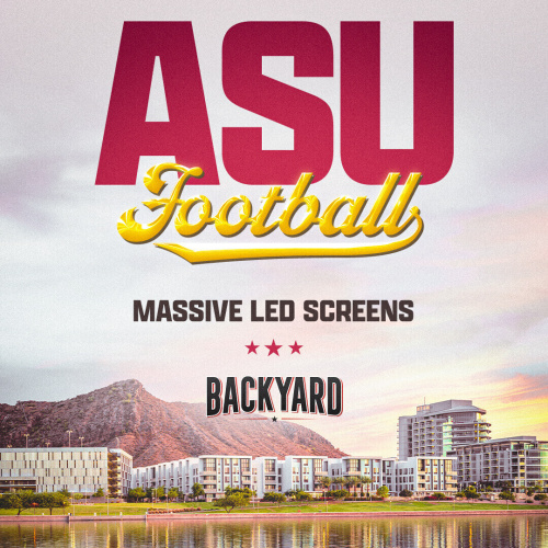 Backyard Desert Ridge ASU Watch Party - Flyer
