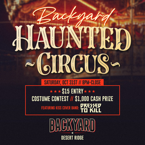 Haunted Circus Halloween Party - Flyer