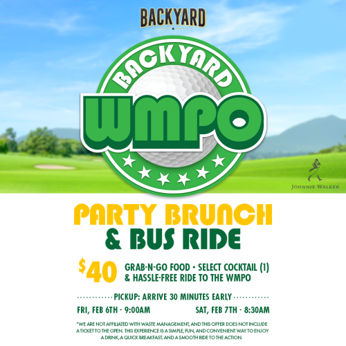 Waste Management Party Brunch and Bus Ride - Flyer