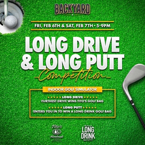 Long Drive & Long Putt Competition - Flyer