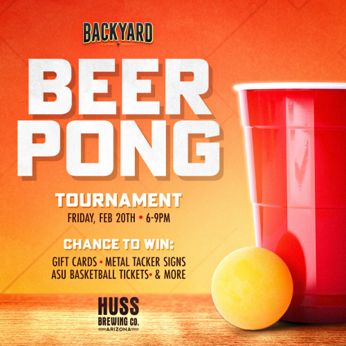 Beer Pong Tournament - Flyer