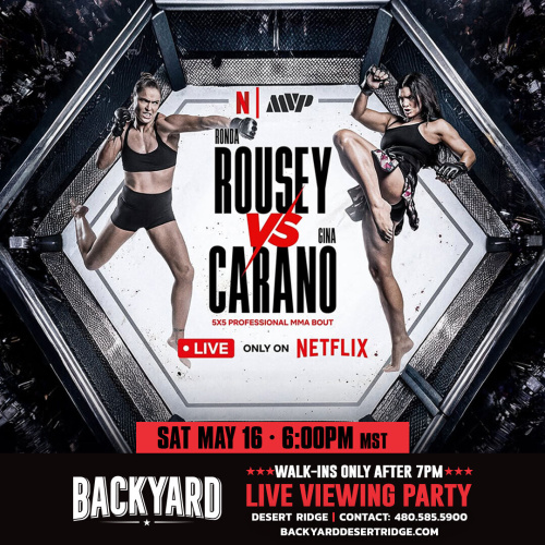 Rousey vs Carano - Flyer