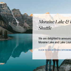 Flyer: Lake Louise Moraine Lake Shuttle