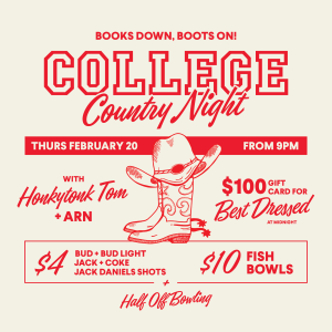 College Country Night, Thursday, February 20th, 2025