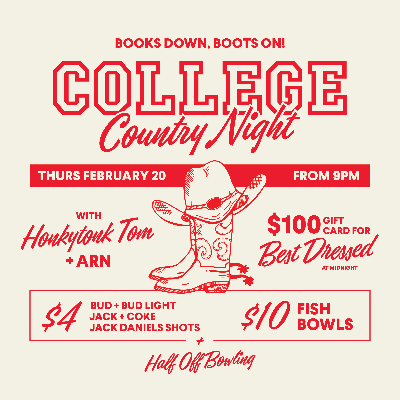 College Country Night, Thursday, February 20th, 2025