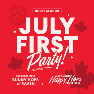 July First Party!, Wednesday, July 1st, 2026