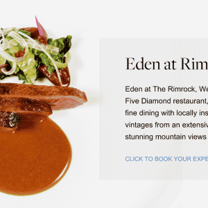 Flyer: Eden Dining Experience