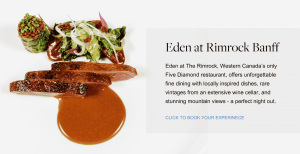 Flyer: Eden Dining Experience