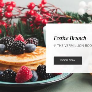 Flyer: The Vermillion Room Festive Sunday Brunch