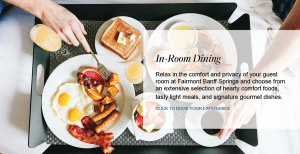 Flyer: In Room Dining
