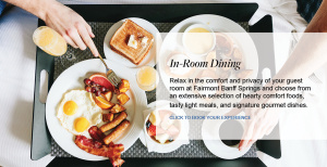 Flyer: In Room Dining