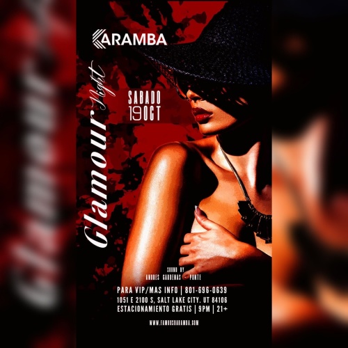 GLAMOUR NIGHT - Flyer