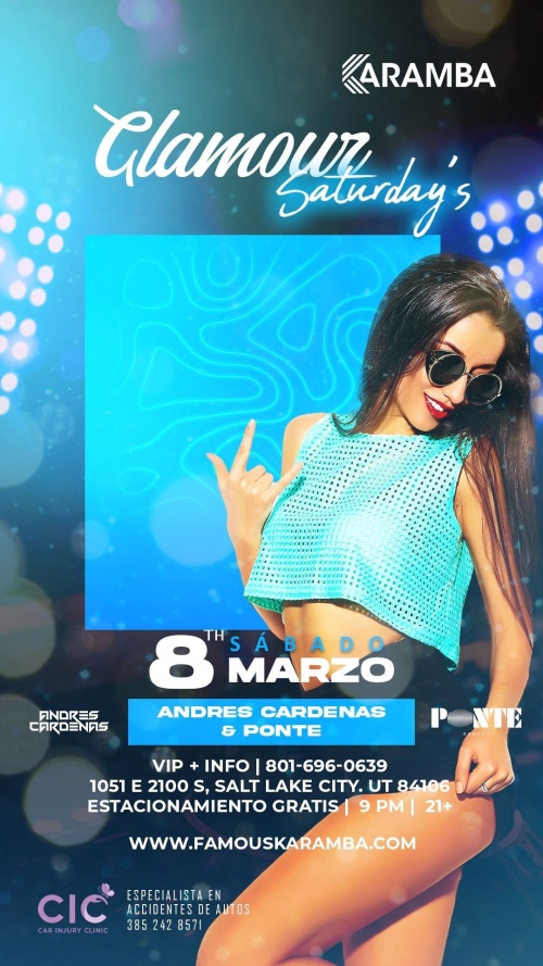 GLAMOUR NIGHT - Flyer