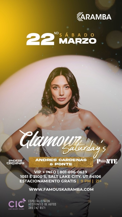 GLAMOUR NIGHT - Flyer