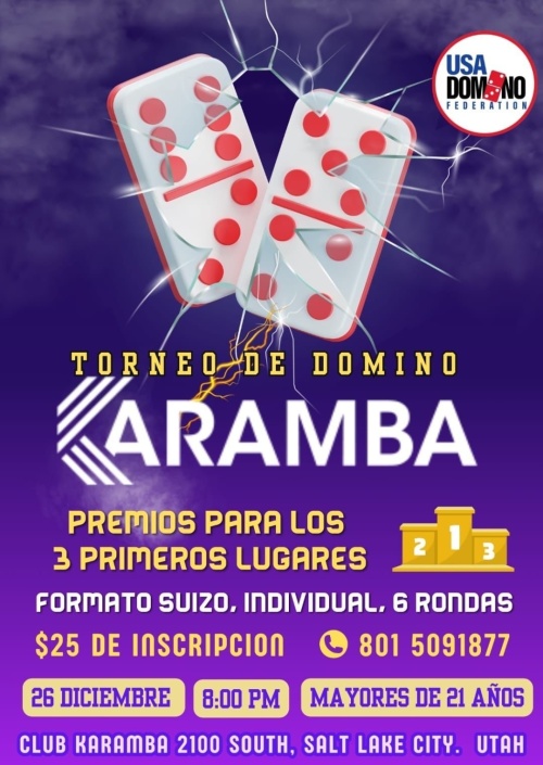 Noche de domino - Flyer