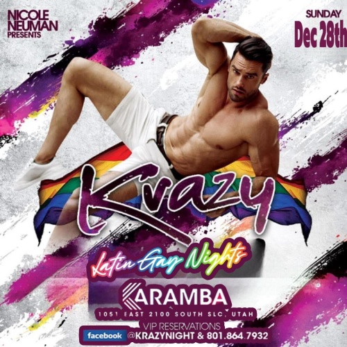 Krazy Latin Gay Nights - Flyer