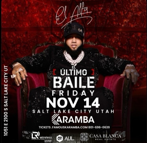 EL ALFA EL ULTIMO BAILE - Flyer