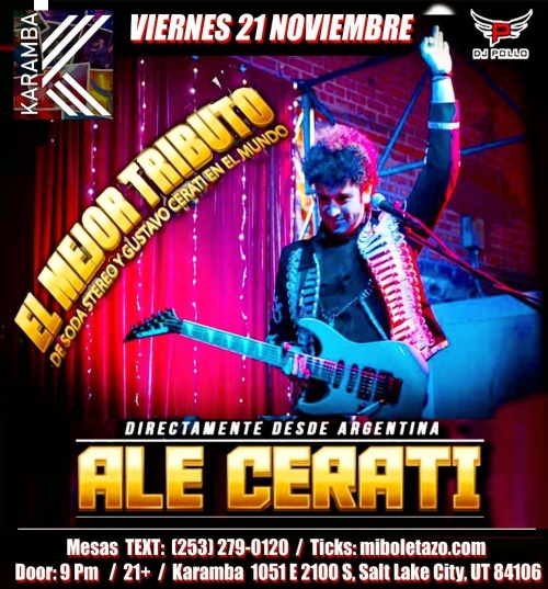 TRIBUTO SODA STEREO - Flyer