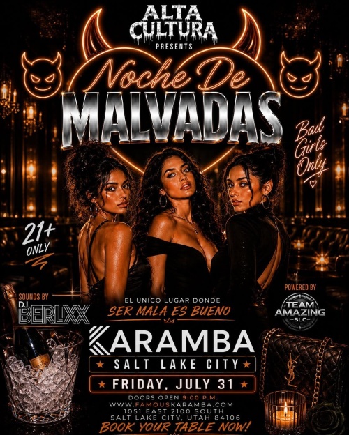 NOCHES DE MALVADAS - Flyer