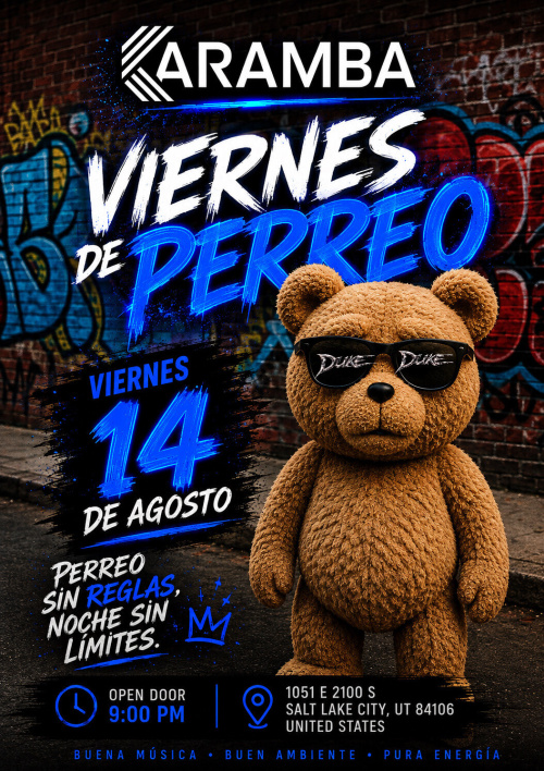 Viernes perreo - Flyer