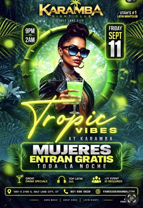 Karamba Latin Nights - Flyer
