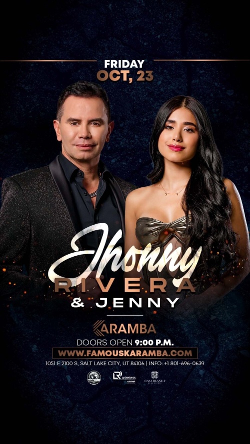 Jhonny Rivera & Jenny Lopez - Flyer
