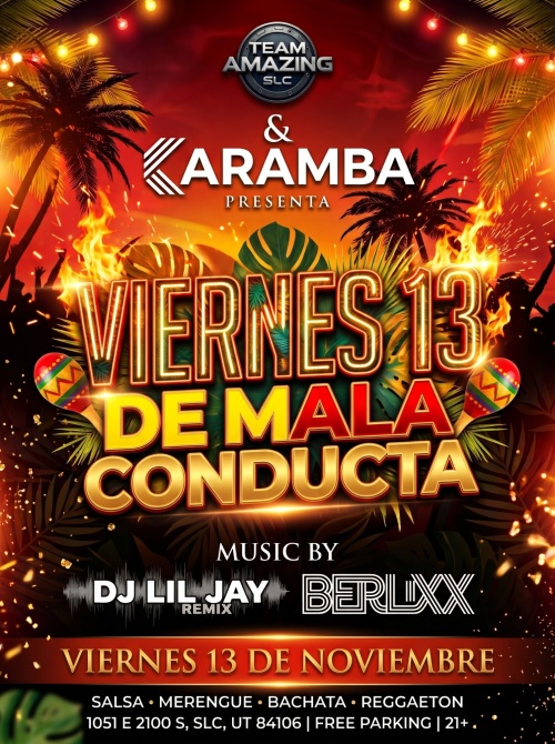 Viernes 13 de mala conducta - Flyer
