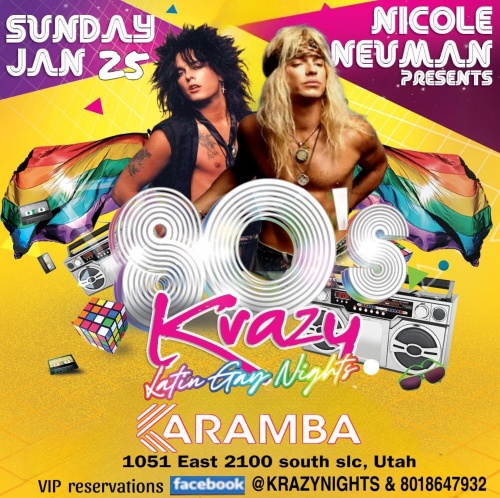Krazy Latin Gay Nights - Flyer