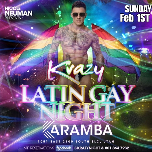 Krazy Latin Gay Nights - Flyer