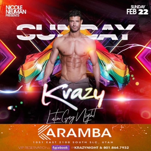 Krazy Latin Gay Nights - Flyer