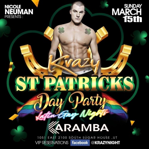 Krazy Latin Gay Nights - Flyer