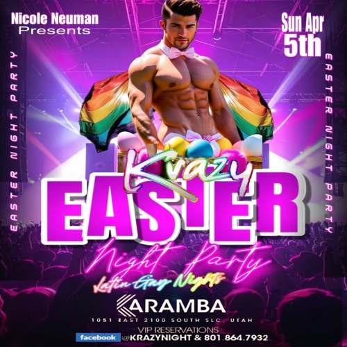 Krazy Latin Gay Nights - Flyer