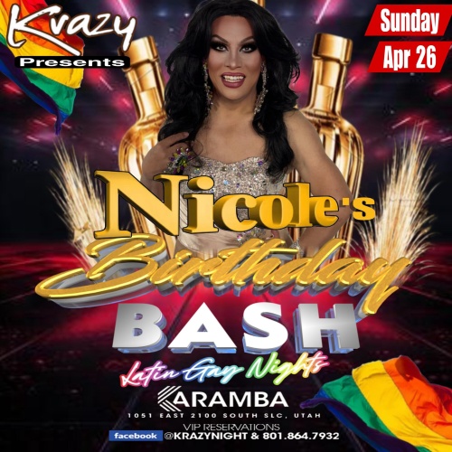 Krazy Latin Gay Nights - Flyer