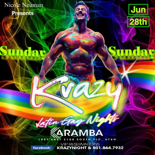 Krazy Latin Gay Nights - Flyer