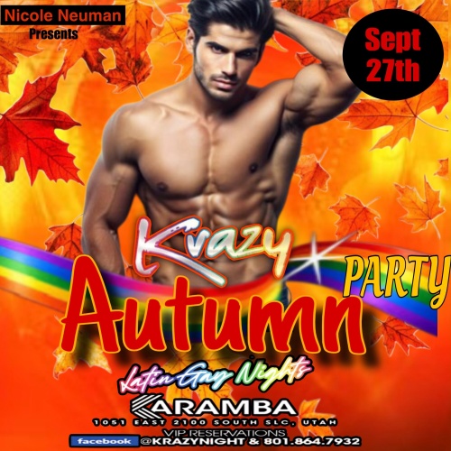 Krazy Latin Gay Nights - Flyer