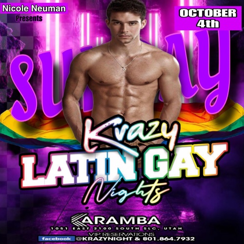 Krazy Latin Gay Nights - Flyer
