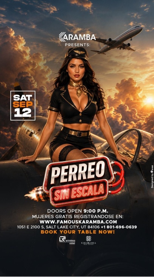 Perreo sin escala - Flyer