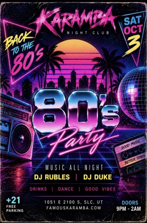 Flyer: Karamba Latin Nights