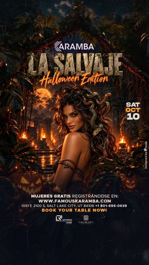 la Salvaje - Flyer