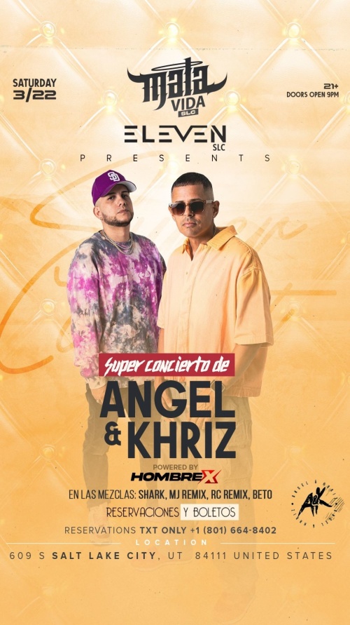 ANGEL & KHRIZ - Flyer