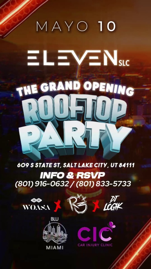 SATURDAY ROOFTOP - Flyer