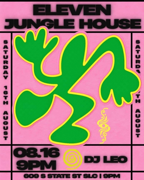 SATURDAY Jungle House - Flyer